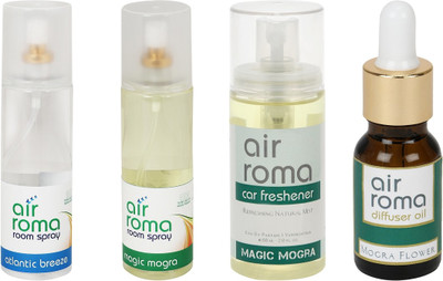 

Airroma Atlantic Breeze, Magic Mogra, Mogra Flower Aroma Oil, Spray(490 ml)