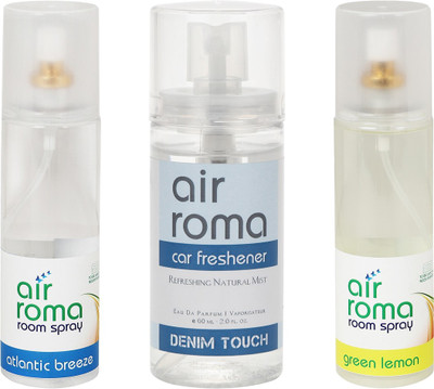 

Airroma Atlantic Breeze, Denim Touch, Green Lemon Spray(460 ml)