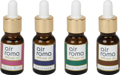 

Airroma Indian Rose, Lavender, Mogra Flower, Sandalwood Aroma Oil, Spray(90 ml)