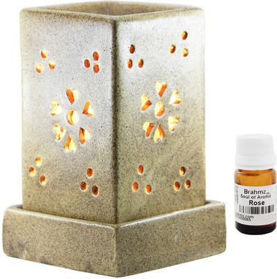 

Brahmz Rose Aroma Oil, Diffuser Set(10 g)