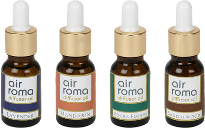 

Airroma Lavender, Mandarin, Mogra Flower, Sandalwood Aroma Oil(60 ml)