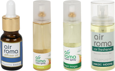 

Airroma Atlantic Breeze, Jasmine, Magic Mogra Car Freshener(490 ml)