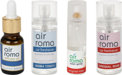 

Airroma Atlantic Breeze, Denim Touch, Original Rose Car Freshener(350 ml)