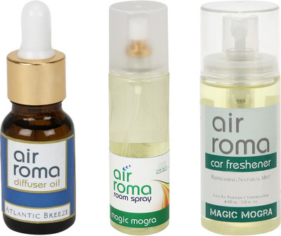 

Airroma Atlantic Breeze, Magic Mogra Car Freshener(275 ml)