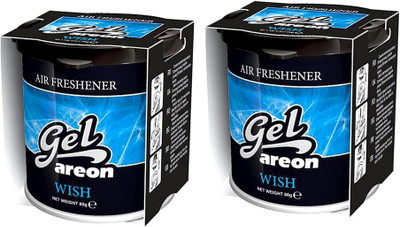 areon Wish Car Freshener Spray Car and Home Perfume(2 x 80 g)