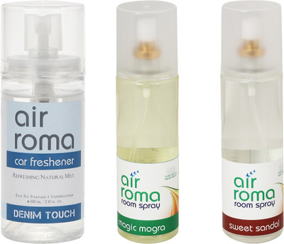 

Airroma Denim Touch, Magic Mogra, Sweet Sandal Spray(460 ml)