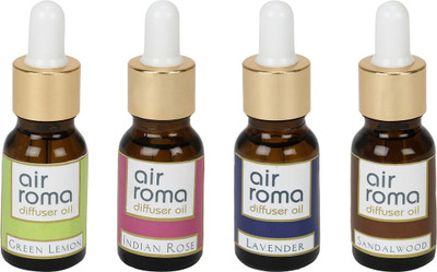 

Airroma Green Lemon, Indian Rose, Lavender, Sandalwood Aroma Oil, Spray(90 ml)