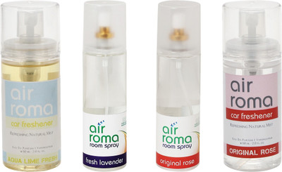 

Airroma Aqua Lime Fresh, Fresh Lavender, Original Rose Spray(520 ml)