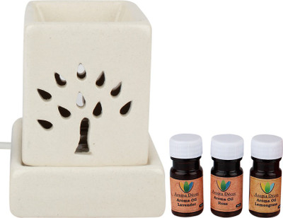 

Aroma Decor Lemongras, Rose, Lavender Aroma Oil, Diffuser Set(30 ml)