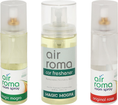 

Airroma Magic Mogra, Original Rose Car Freshener(460 ml)