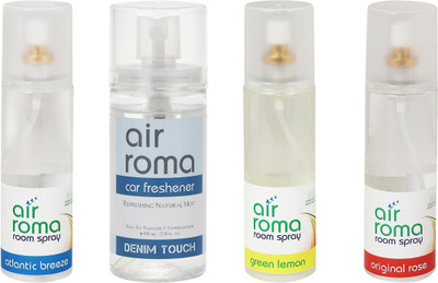 

Airroma Atlantic Breeze, Denim Touch, Green Lemon, Original Rose Spray(660 ml)