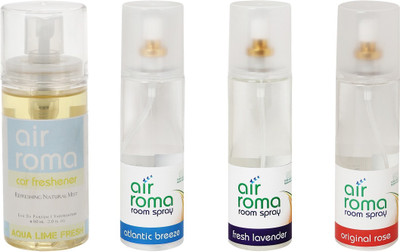 

Airroma Aqua Lime Fresh, Atlantic Breeze, Fresh Lavender, Original Rose Spray(660 ml)
