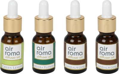 

Airroma Green Lemon, Mogra Flower, Sandalwood Aroma Oil(90 ml)