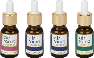 

Airroma Indian Rose, Lavender, Mogra Flower Aroma Oil(90 ml)