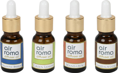 

Airroma Atlantic Breeze, Green Lemon, Mandarin, Sandalwood Aroma Oil, Spray(120 ml)