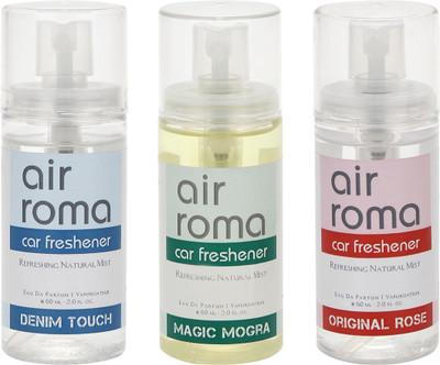 

Airroma Denim Touch, Magic Mogra, Original Rose Car Freshener(180 ml)