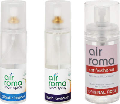 

Airroma Atlantic Breeze, Fresh Lavender, Original Rose Spray(460 ml)