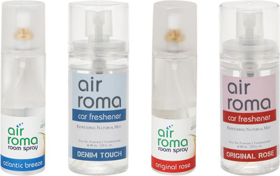 

Airroma Atlantic Breeze, Denim Touch, Original Rose Car Freshener(520 ml)