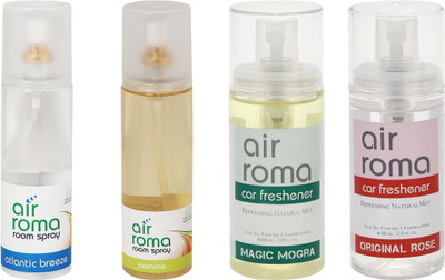 

Airroma Atlantic Breeze, Jasmine, Magic Mogra, Original Rose Spray(520 ml)