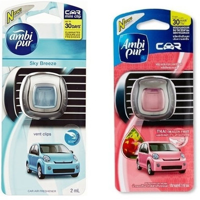 

Ambipur Sky Breeze & Thai Dragon Fruit Car Freshener(4 ml)
