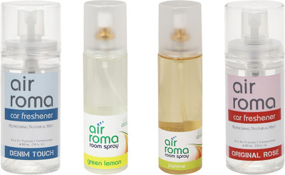 

Airroma Denim Touch, Green Lemon, Jasmine, Original Rose Spray(520 ml)