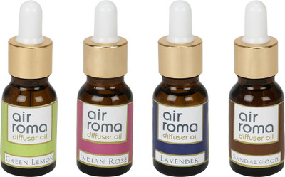 

Airroma Green Lemon, Indian Rose, Lavender, Sandalwood Aroma Oil(90 ml)