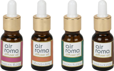 

Airroma Indian Rose, Mandarin, Mogra Flower, Sandalwood Aroma Oil, Spray(90 ml)