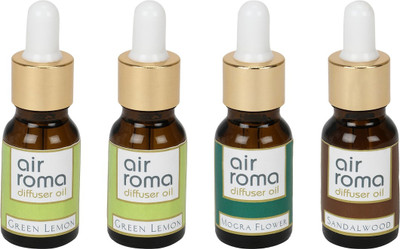 

Airroma Green Lemon, Mogra Flower, Sandalwood Aroma Oil, Spray(90 ml)
