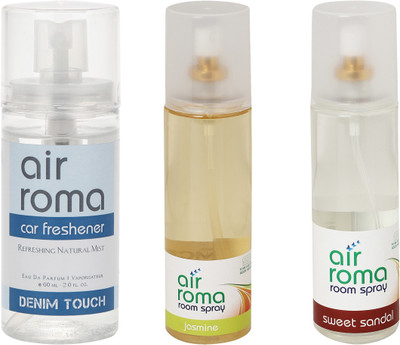 

Airroma Denim Touch, Jasmine, Sweet Sandal Spray(460 ml)