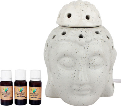 Aroma Decor Lemongrass Diffuser Set Electrical Room Freshener with Refill