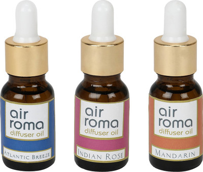 

Airroma Atlantic Breeze, Indian Rose, Mandarin Aroma Oil(90 ml)