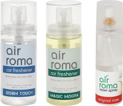 

Airroma Denim Touch, Magic Mogra, Original Rose Spray(320 ml)