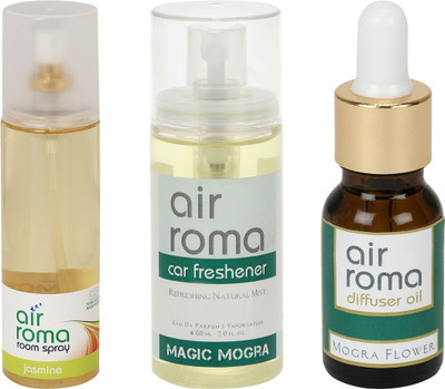 

Airroma Jasmine, Magic Mogra, Mogra Flower Spray(275 ml)