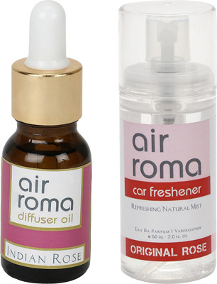 

Airroma Indian Rose, Original Rose Car Freshener(90 ml)
