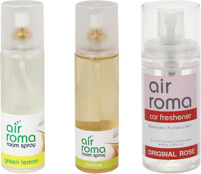 

Airroma Green Lemon, Jasmine, Original Rose Spray(460 ml)