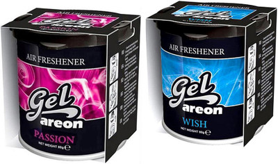 areon Wish Car Freshener Spray Car and Home Perfume(2 x 80 g)