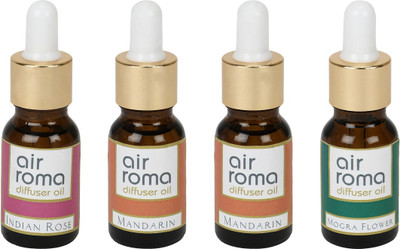 

Airroma Indian Rose, Mandarin, Mogra Flower Aroma Oil(90 ml)