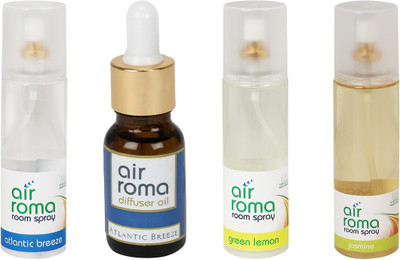 

Airroma Atlantic Breeze, Green Lemon, Jasmine Car Freshener(630 ml)