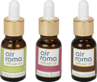 

Airroma Green Lemon, Indian Rose, Sandalwood Aroma Oil(90 ml)