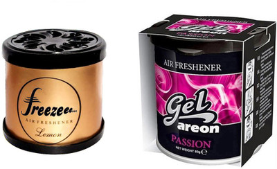 Debonair Debonair Lemon, Areon Gel Passion (80ml) Car Freshener(180 g)