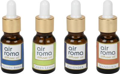 

Airroma Atlantic Breeze, Green Lemon, Lavender, Mandarin Aroma Oil(90 ml)
