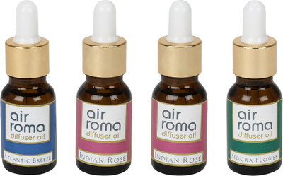 

Airroma Atlantic Breeze, Indian Rose, Mogra Flower Aroma Oil(90 ml)