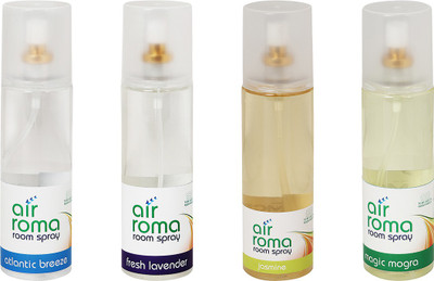 

Airroma Atlantic Breeze, Fresh Lavender, Jasmine, Magic Mogra Car Freshener(800 ml)