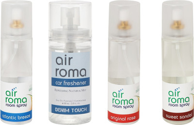 

Airroma Atlantic Breeze, Denim Touch, Original Rose, Sweet Sandal Spray(660 ml)