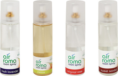 

Airroma Fresh Lavender, Jasmine, Original Rose, Sweet Sandal Spray(800 ml)