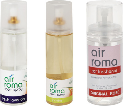 

Airroma Fresh Lavender, Jasmine, Original Rose Spray(460 ml)