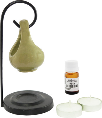 

Brahmz Rose Aroma Oil, Diffuser Set(10 g)