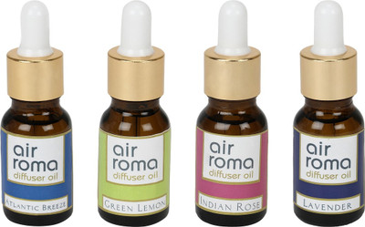 

Airroma Atlantic Breeze, Green Lemon, Indian Rose, Lavender Aroma Oil, Spray(90 ml)