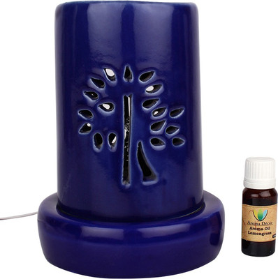 Aroma Decor Lemongrass Aroma Oil, Diffuser Set Electric Burner Aroma Oil Diffuser