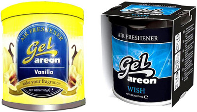 areon Wish Car Freshener Spray Car and Home Perfume(2 x 80 g)